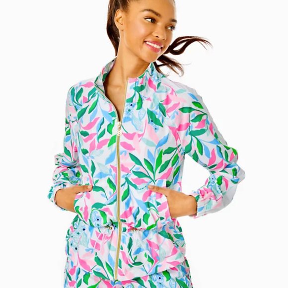 Lilly Pulitzer Jackets & Blazers - 🍃 NWT Rare Lilly Pulitzer UPF 50+ Luxletic Islanna Performance Jacket 🍃